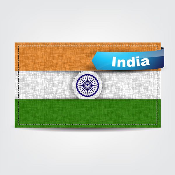 بافت پارچه پرچم هند