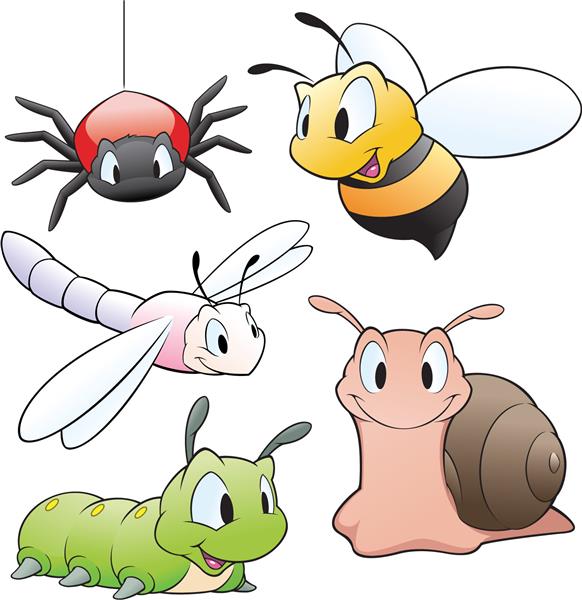 حشرات کارتونی