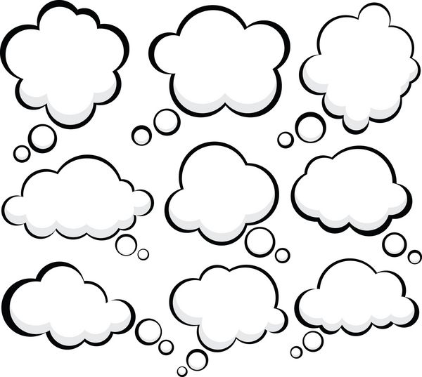 حباب های گفتاری ابری طنز