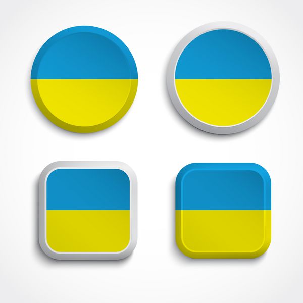 دکمه های پرچم اوکراین