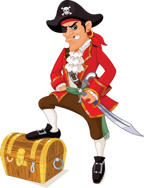 دزد دریایی کارتونی