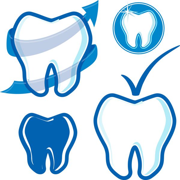 طراحی آیکون های لوگوی دندانپزشکی