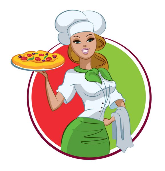 پیتزاپز زن