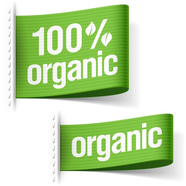 برچسب محصولات 100٪ ارگانیک