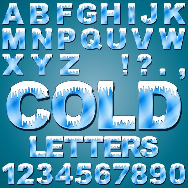 حروف سرد یخی