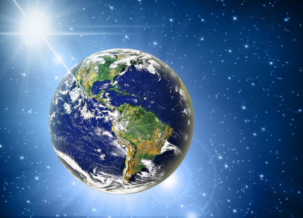 سیاره زمین بهترین مفهوم تجارت جهانی از سری مفاهیم