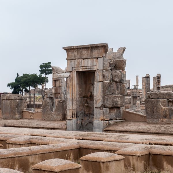 آپادانای خشایارشا در شهر باستانی تخت جمشید ایران میراث جهانی یونسکو