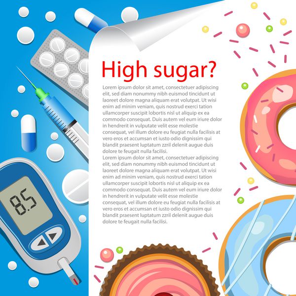 پیشینه پزشکی رژیم غذایی دیابتی قند بالا پس زمینه برداری