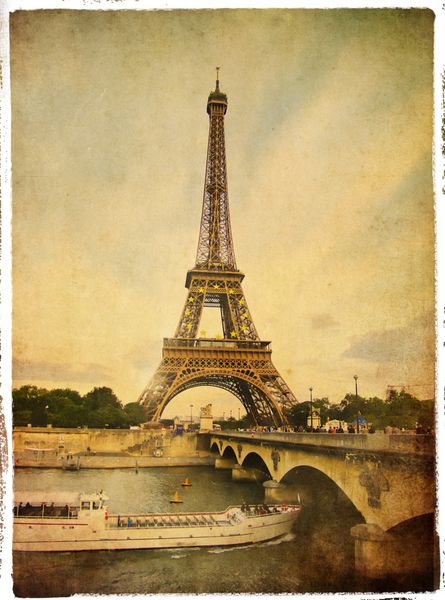 عکس به سبک وینتیج پاریس