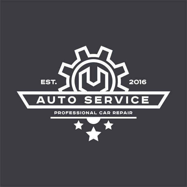 خدمات تعمیر خودرو آچار علامت لوگو تخت