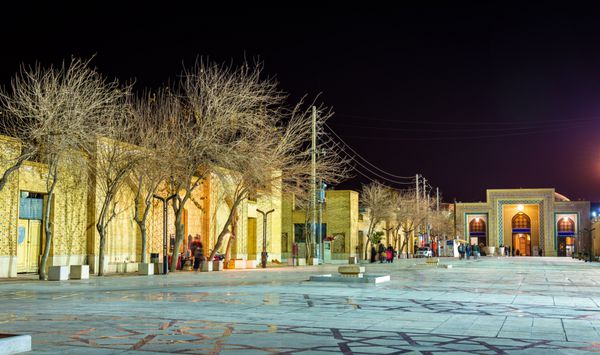 خیابان احمدی شیراز در شب - ایران