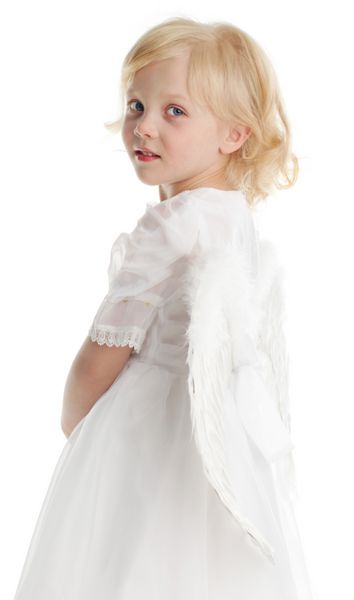 کودکی با بالهای فرشته