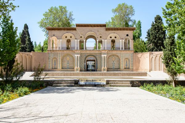 ماهان ایران - 20 آوریل 2015 باغ شاهزاده - یکی از میراث جهانی یونسکو