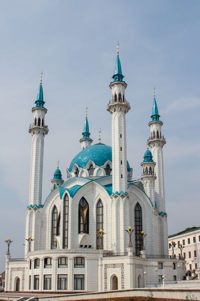 مسجد کول شریف در کرملین کازان تاتارستان روسیه
