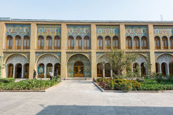 شهر تهران ایران- 9 نوامبر 2016 تحریریه بناهای تاریخی مجموعه گلستان پال در تهران ایران