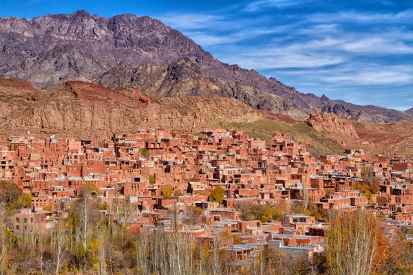 روستای کوهستانی ابیانه در بخش مرکزی ایران میراث جهانی یونسکو