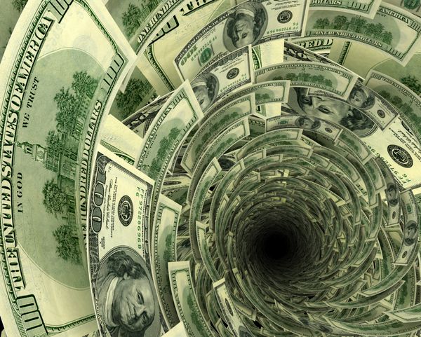 جریان دلار در سیاهچاله
