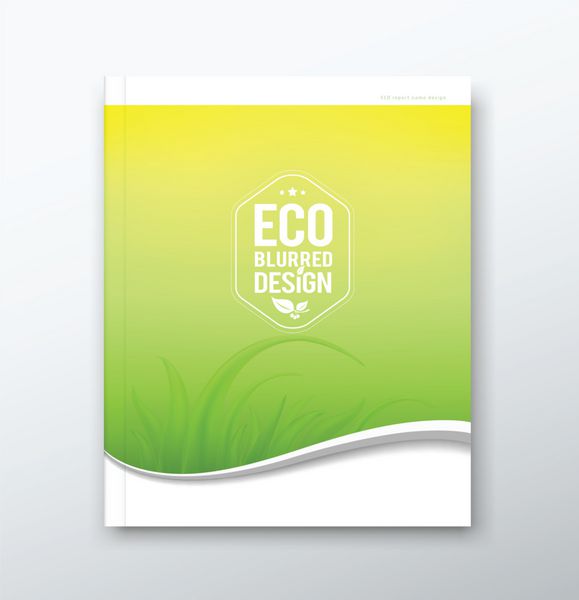 جلد گزارش سالانه طرح زرد و سبز تار محیط زیست