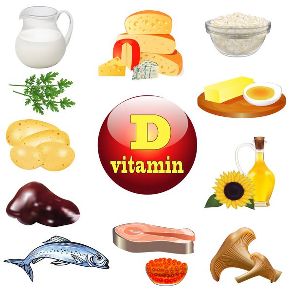 ویتامین D و محصولات گیاهی و حیوانی