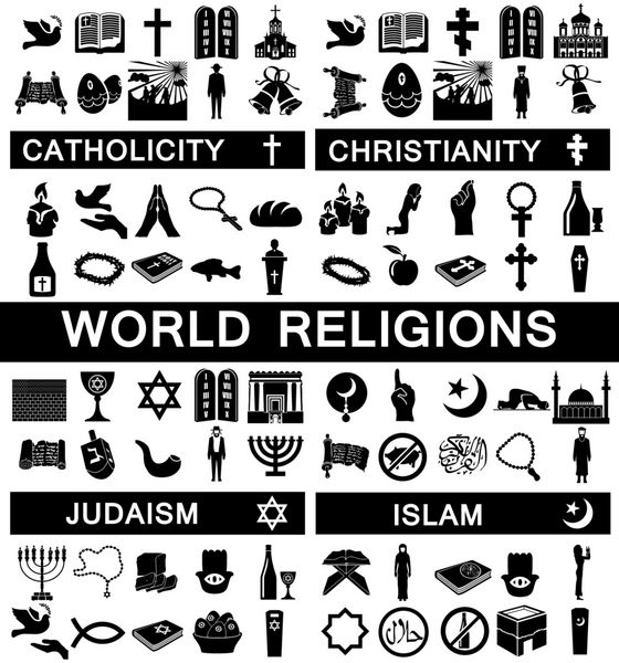 نمادهایی برای ادیان جهانی