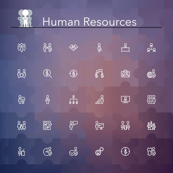 نمادهای خط منابع انسانی
