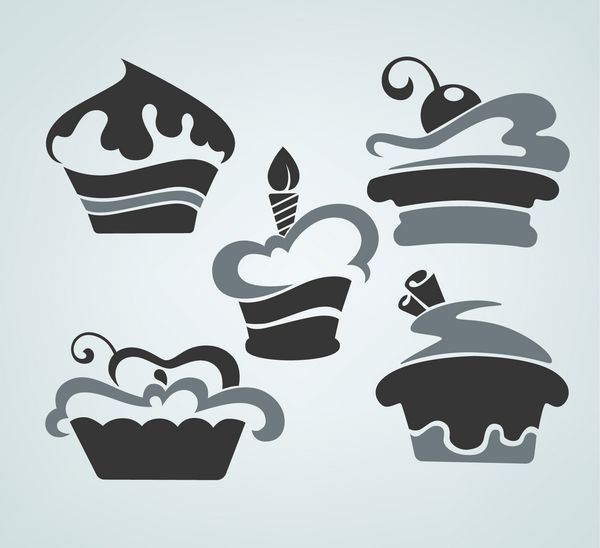تصاویر کیک نمادها و نشان ها