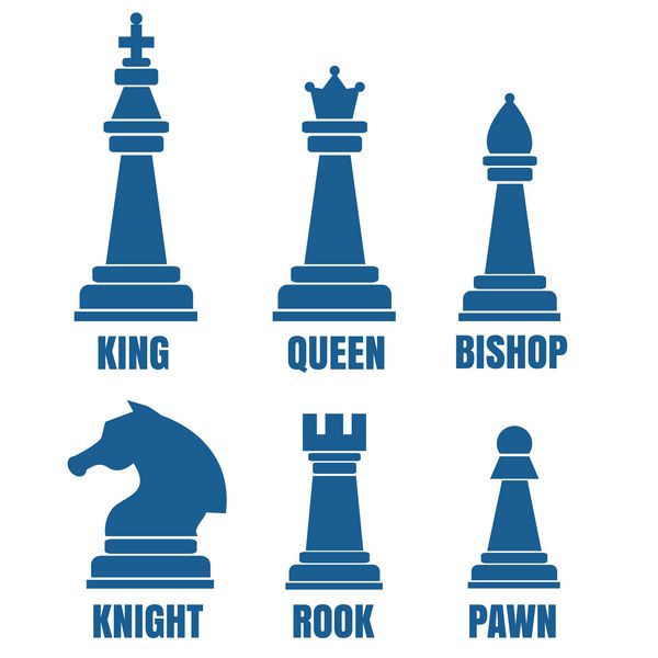 آیکون های وکتور شطرنج