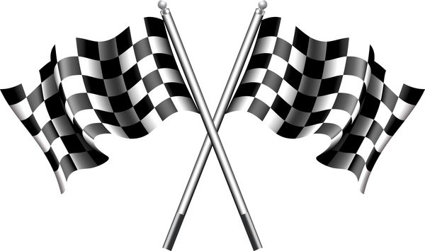 پرچم های شطرنجی مسابقات موتوری