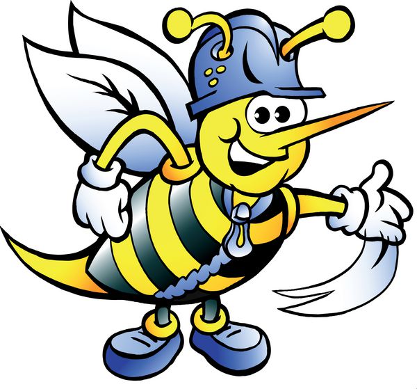 زنبور کارگر شاد