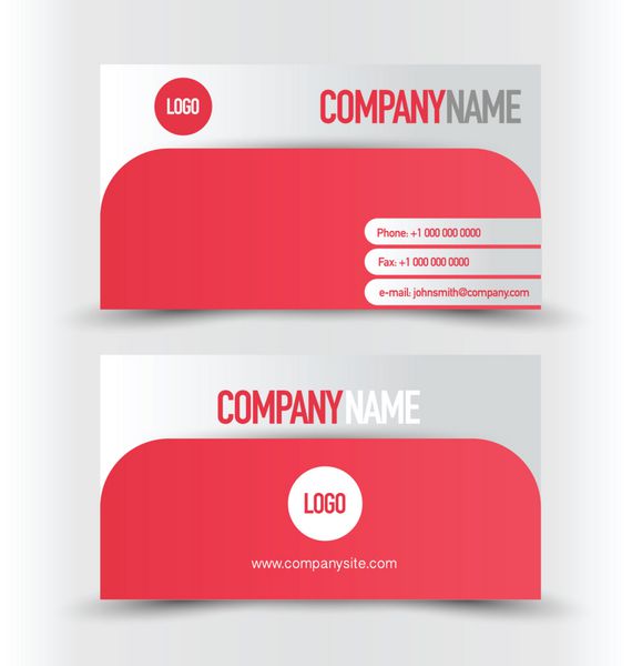 قالب مجموعه طراحی کارت ویزیت برای سبک شرکتی