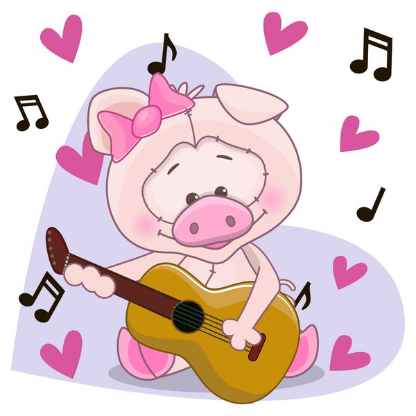 خوک با گیتار