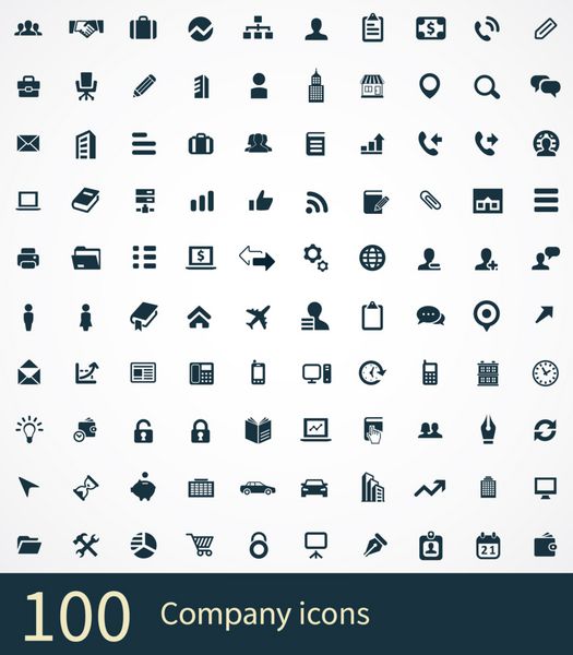 100 نماد شرکت