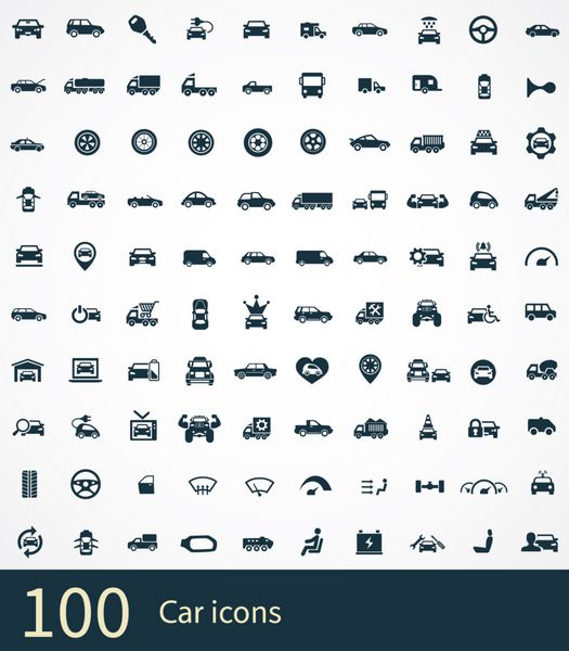 نماد ماشین 100
