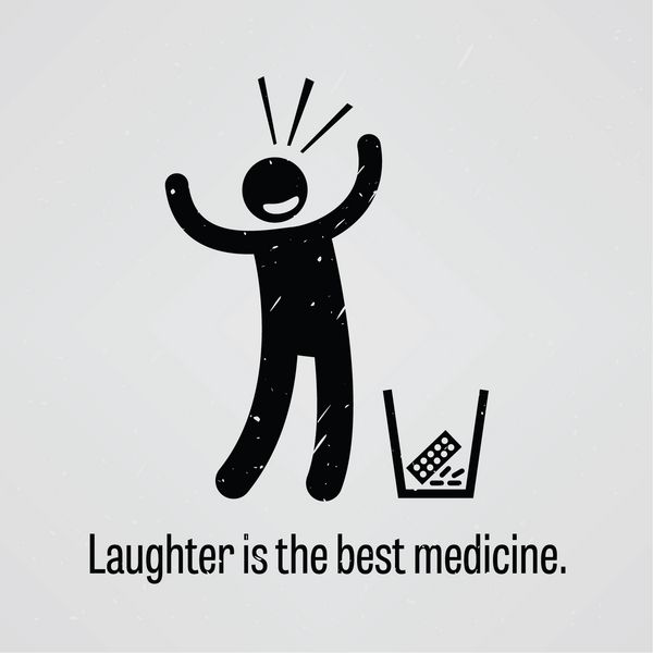 خنده بهترین ضرب المثل دارویی است