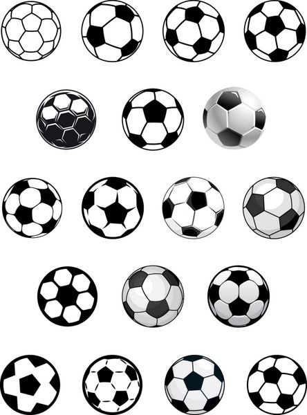 توپ سیاه و سفید فوتبال یا توپ فوتبال