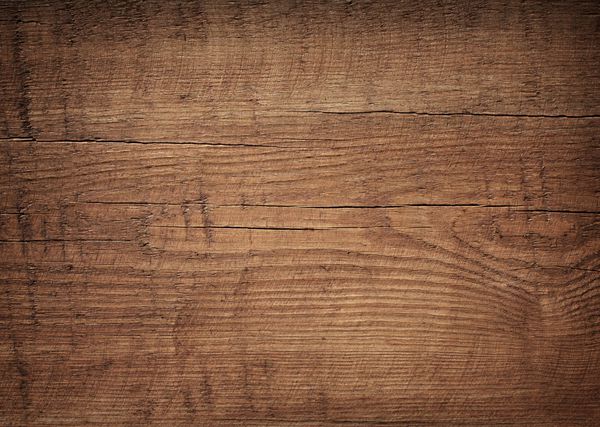 تخته برش چوبی خراشیده قهوه ای تیره بافت چوب