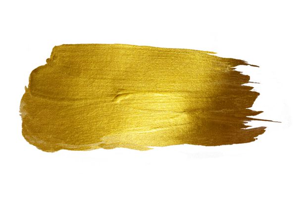 تصویر انتزاعی لکه رنگ بافت آبرنگ طلایی قلم مو درخشان برای پروژه طراحی شگفت انگیز شما