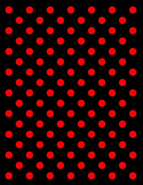 کاغذ سیاه با دایره های قرمز