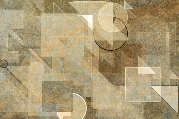 دایره تصادفی مربع شکل مثلث مستطیل هنر مولد دیجیتال برای پس‌زمینه بافت طراحی گرانج راف