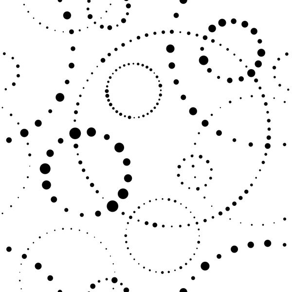 الگوی دایره بدون درز پس زمینه حداقل وکتور انتزاعی زیور نساجی معاصر کاغذ دیواری دایره ای ساده