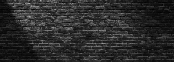 دیوار آجری تیره بافت بلوک های سنگی سیاه پانوراما با وضوح بالا