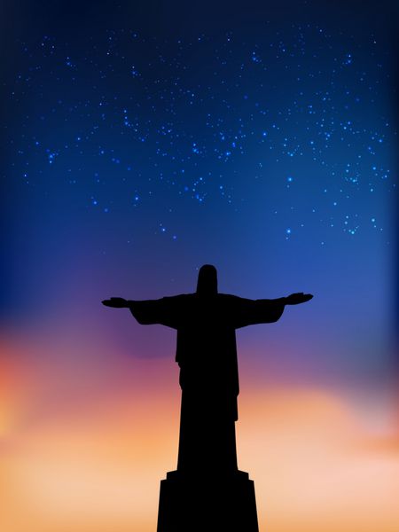مجسمه مسیح نجات دهنده ریودوژانیرو برزیل