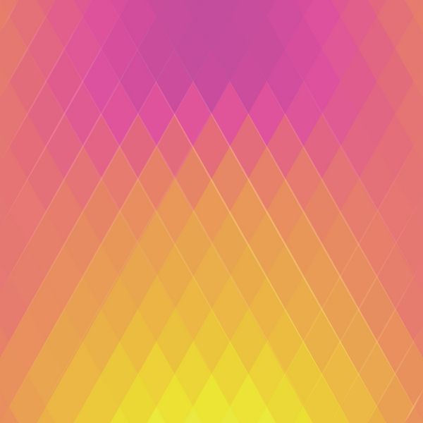 تصویر رنگی انتزاعی از مثلث ها