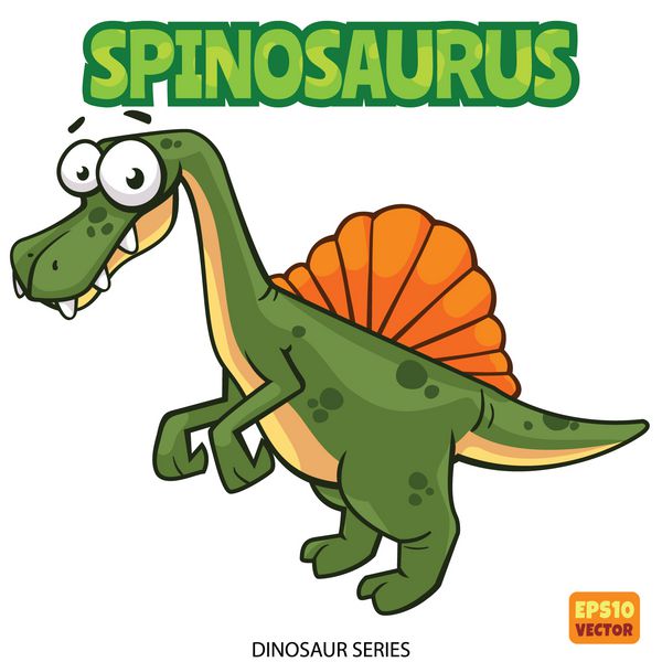 شخصیت کارتونی دایناسور Spinosaurus