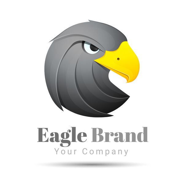 الگوی لوگوی عقاب نماد کسب و کار وکتور تصویر طراحی هویت برندینگ شرکتی برای شرکت شما مفهوم خلاقانه انتزاعی