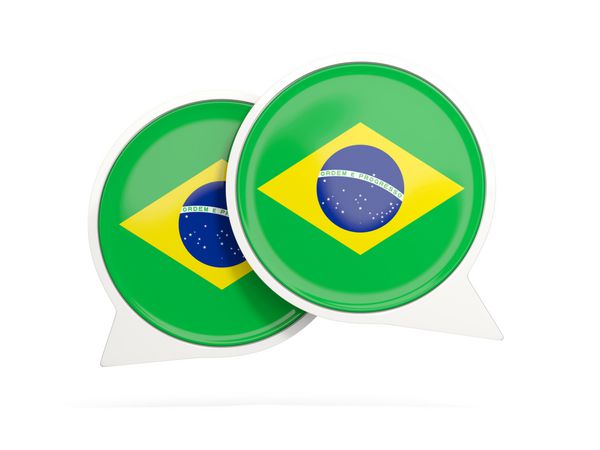 پرچم برزیل نماد چت گرد