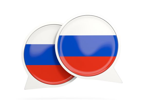 پرچم روسیه نماد چت گرد