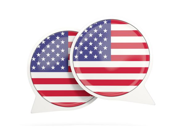 پرچم ایالات متحده آمریکا نماد چت گرد