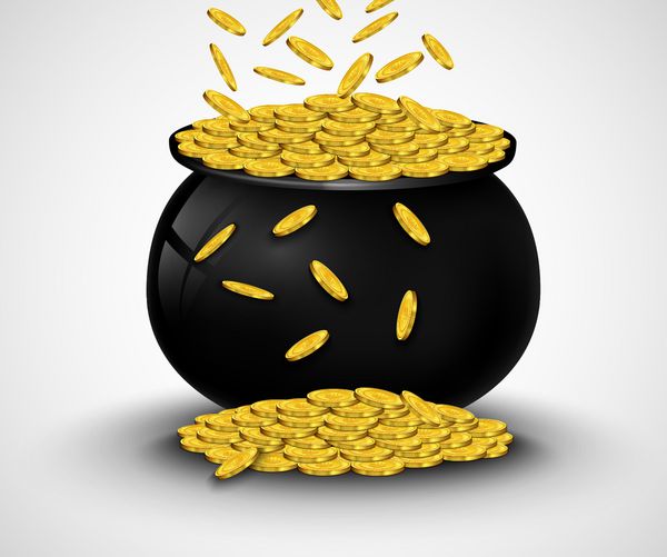 سقوط سکه های طلا در دیگ سیاه