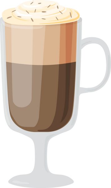 فنجان های قهوه نوشیدنی های مختلف کافه ونیز